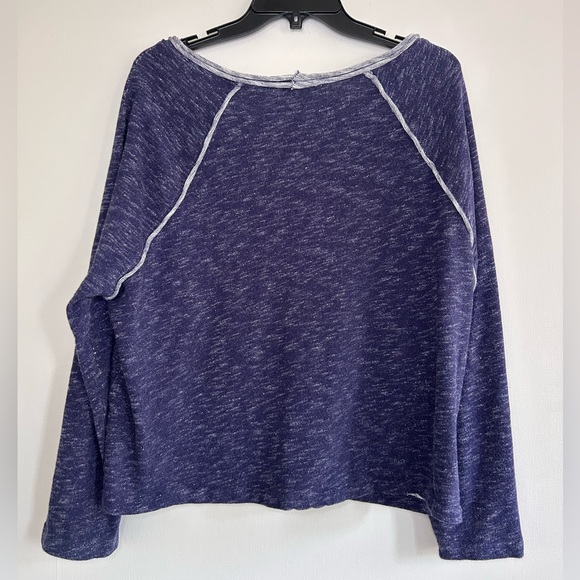 EILEEN FISHER 100% Organic Cotton Pullover Raglan Boxy Crewneck Sweatshirt Sz L - Picture 9 of 12